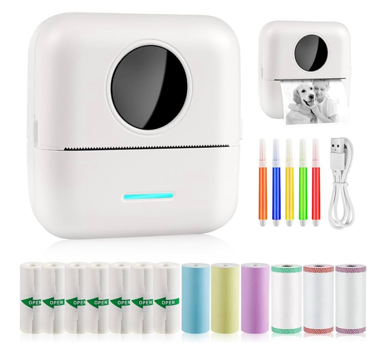 Mini impressora para telemóvel